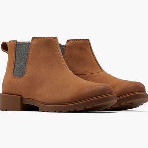 Sorel Emelie II Waterproof Suede Chelsea Boots